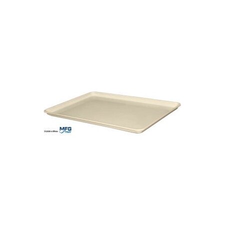 Mfg Tray Molded Fiberglass Toteline Conveyor/Assembly Tray 332008-26Lx18Wx1-1/8H White, PK12 3320085269